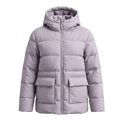 Horizontal Quilted Hooded Puffer Jacket best