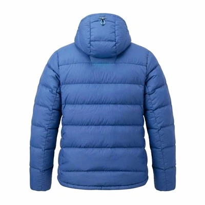 Men's Quilted Duck Down Puffer Jacket Blue suppliers