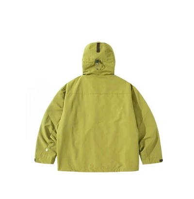Men's Three-Protection Outdoor Hiking & Camping Solid-Color Jacket | Spring-Autumn Hardshell Windbreaker